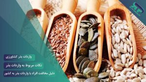 واردات بذر کشاورزی